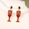 Popular New Year's Party Goblet Party Earrings European and American Jewelry Women's New Earrings