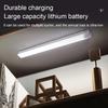 10/20/30/50CM LED Night Light Motion Sensor USB Rechargeable Ultrathin Wireless Wardrobe Kitchen Cabinet Night Light Warm Light