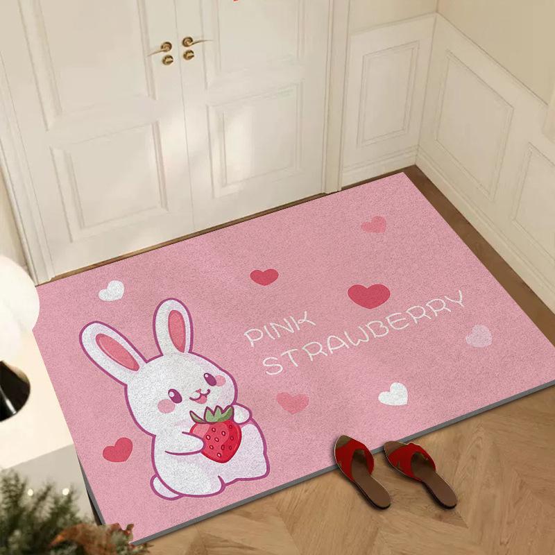 Eingangstür Cartoon Seide Bodenmatte Haushalt Eingangstür Tür Schmutzmatte Outdoor Schmutzabweisend Staubentfernung Kann Maßgeschneidert Werden Teppich