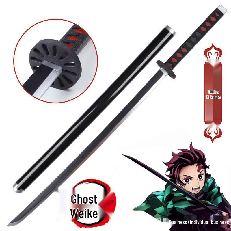 Demon Slayer Anime Swords: Tanjiro, Zenitsu & Giyu Cosplay