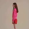 BBC EARTH Women S Half Zip Crop  Pink 