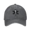 Classic Cotton Paramedic Star Of Life Baseball Cap Women Unisex Breathable Emt Emergency Medical Symbol Dad Hat Sports
