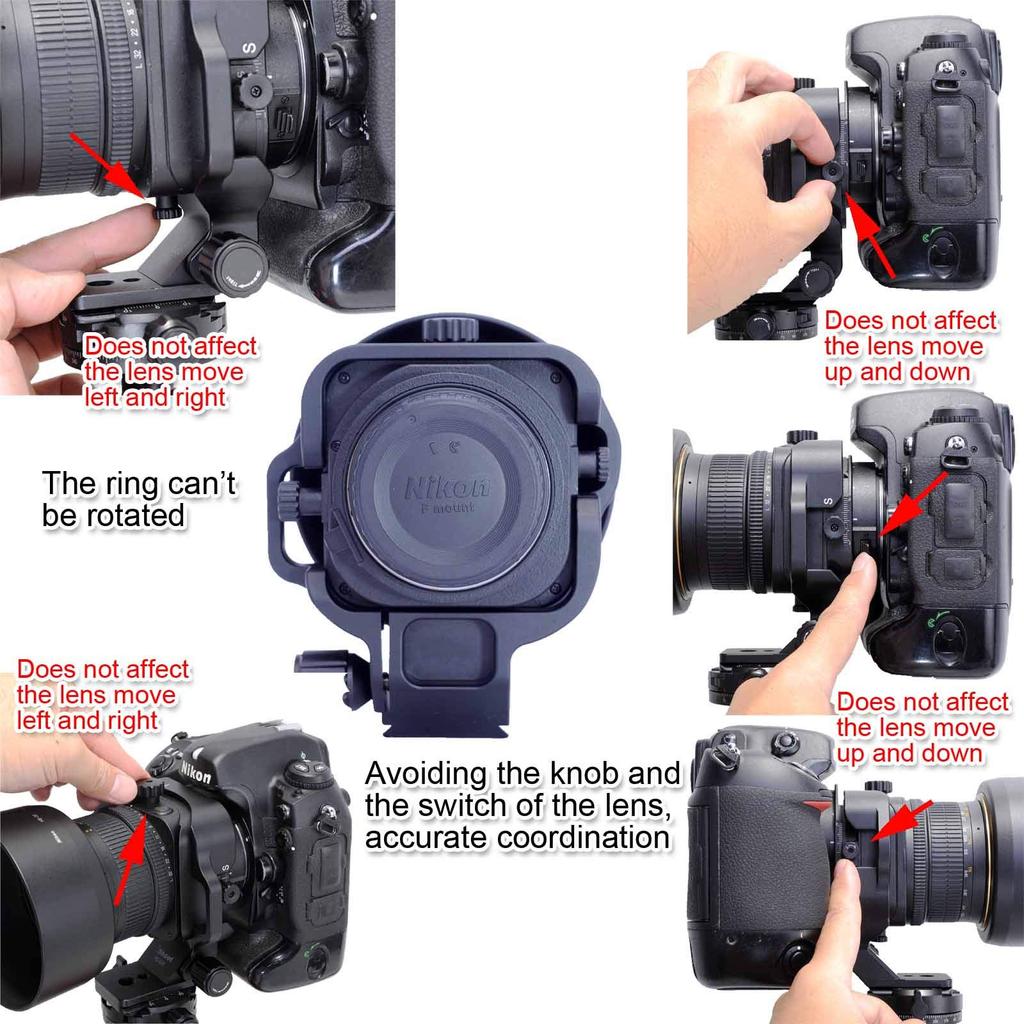 iShoot Tripod Collar Specially Designed for the Nikon Micro NIKKOR 85mm Includes Lens Support Tripod Mount and 46mm Quick Release Compatible with and