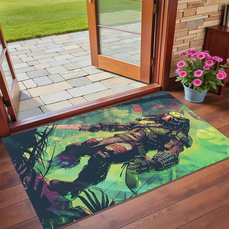 Crystal Velvet Rug Soft Non Slip Indoor Floor Mat Home DecorPredator