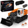 Mould King 17054 Technic RC Mongoose Loader MOC Electric Bulldozer Heavy Construction Vehicle Mine Loader Technology Building Kit Tractor - (1423+