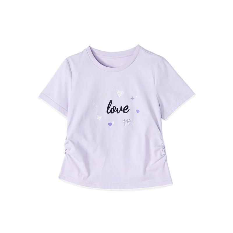 Deesha Girls' Round Neck Short Sleeve T-Shirt