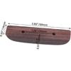 BQLZR 66mm Length Wooden Rosewood Thumb Rest Thumbrest with Mounting Screws for Bass Guitar Pack of 2
