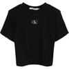 Logo Pullover Cropped Short Sleeve T-Shirt Women Tops J20J221595BEH
