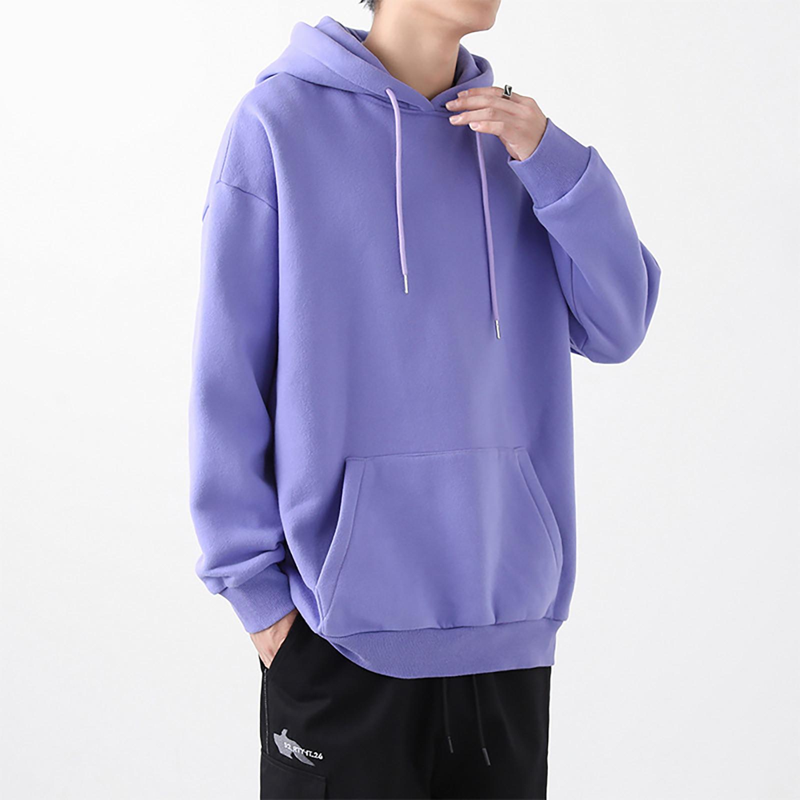 Мужской осенне-зимний однотонный спортивный повседневный свитер с длинными рукавами — фото 11