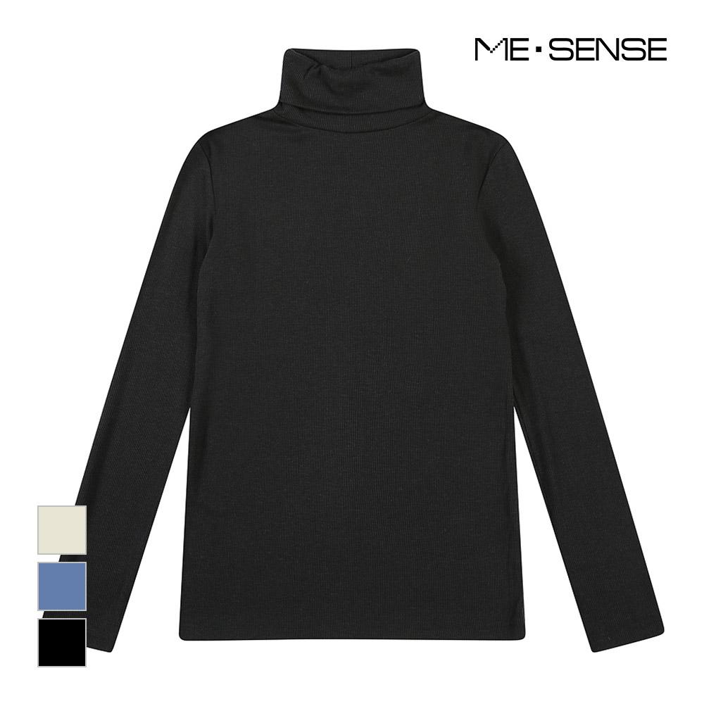 MESENSE Ribbed High-Neck T-Shirt_Mb3Ztsp207Z