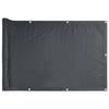 VidaXL Écran d'intimité de balcon anthracite 300x75 cm PVC, rouleau de clôture, bande de clôture, écran de clôture 4005372