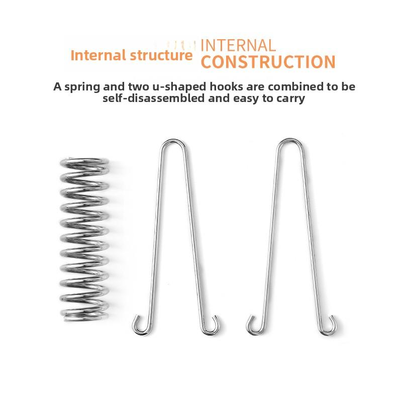 Strong Wind Lightweight Spring Buckle for Tent and Awning Outdoor Camping High Strength Rope Fixed Hook