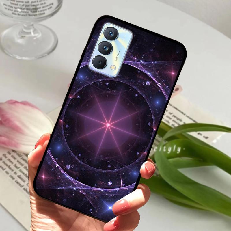 For cover Realme GT Master Case Edition Animal Cartoon Soft Silicone Funda for Realme GT Master Explorer Phone Cover Black Coque