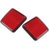 Pair Rear Bumper Reflector Left & Right For Ford Escape 2005 2006 2007 Red