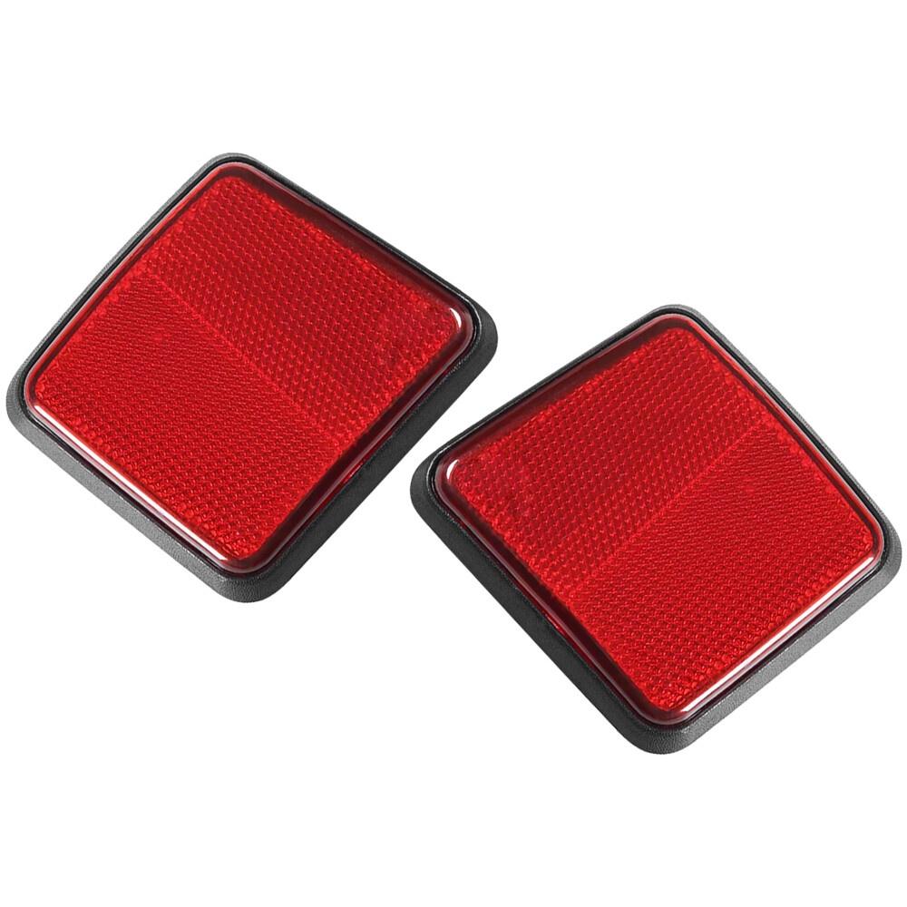 Pair Rear Bumper Reflector Left & Right For Ford Escape 2005 2006 2007 Red