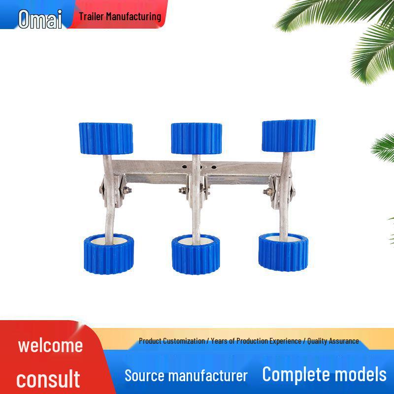 Yacht & Dinghy Trailer Roller Set: Bottom & Side Rollers for Accessories