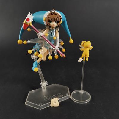 Cardcaptor Sakura KINOMOTO SAKURA Modrá verze bojového obleku Figurka PVC Panenka Model Hračky Dekorace do auta