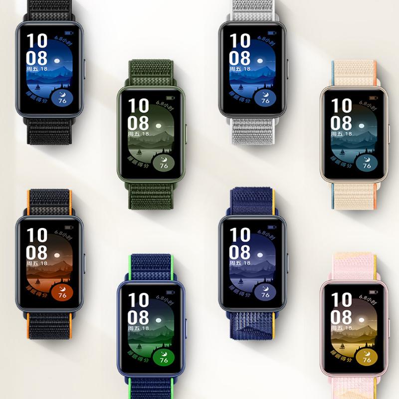 Sports Nylon Loop Strap for Huawei Band 10/9/8 Official Replacement Bracelet Belt Huawei Band 9/10 Wristband Correa Accessories