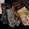 Men's Light Luxury Ice Silk Leopard Print Boxer Briefs - Silky, Smooth, and Breathable for Spring/Summer