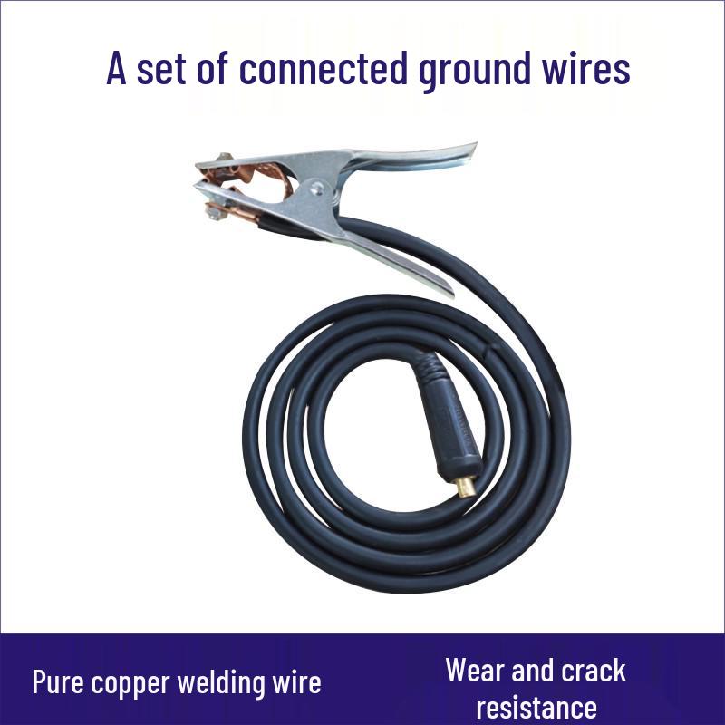 Copper Welding Cable Set 16/25/35/50 SQ with Ground Clamp