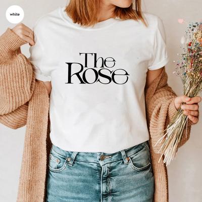 The Rose Back To Me T-Shirt The Rose Korean Group Tee Kim Woo-sung Shirt The Rose Kpop Merch Tee Shirt The Rose Dual Album Shirt