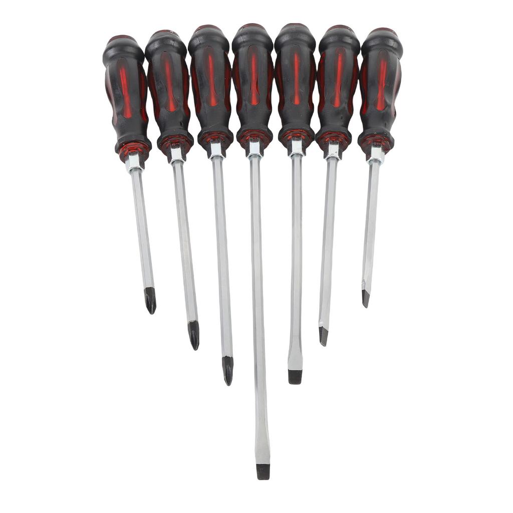 7PCS Magnetic Screwdrivers Set Chrome Vanadium Steel Ergonomic Handle Screwdriver Tools Kit For Car Home Repair