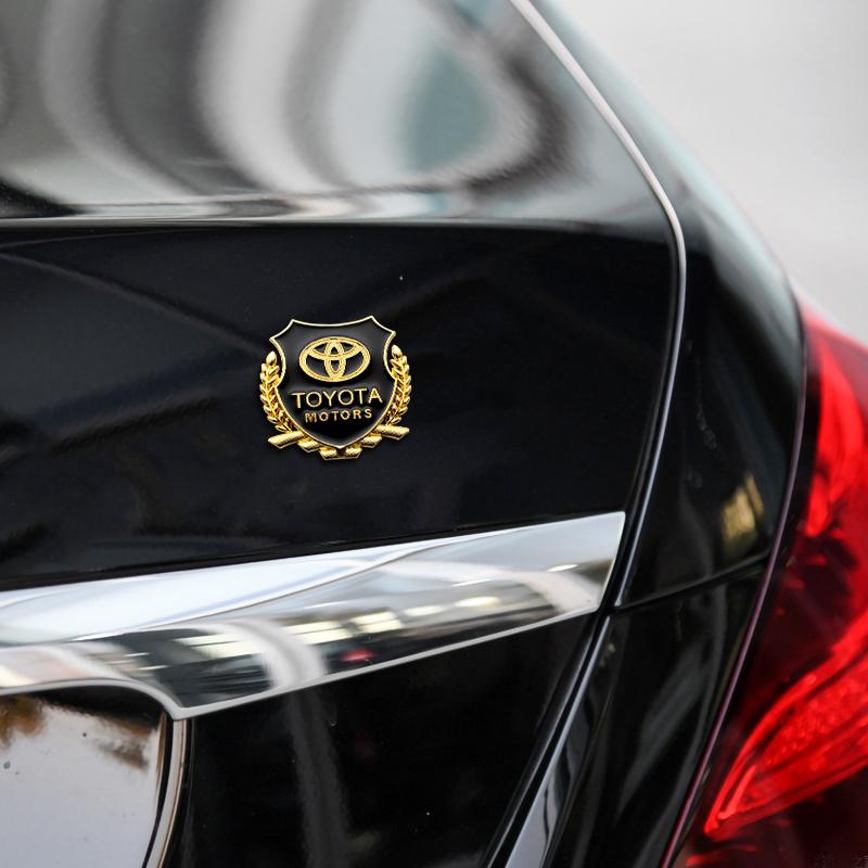 3D kovová samolepka na kufr auta, odznak, emblém, dekorace pro Toyota Chr rav4 Yaris prius avensis Corolla Camry, styling auta