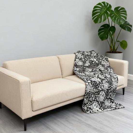 DIY Coloring Blanket Color Your Own Blanket DIY Coloring with 24 Markers Customizable Washable Throw Blanket for Home Decor Party Art Project