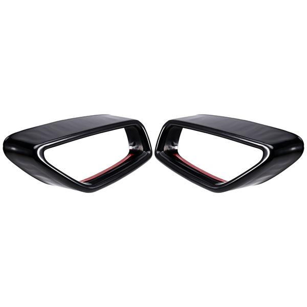 Pair of Rear Muffler Exhaust Pipe Covers for 18-22 BMW 5 Series G30/G38