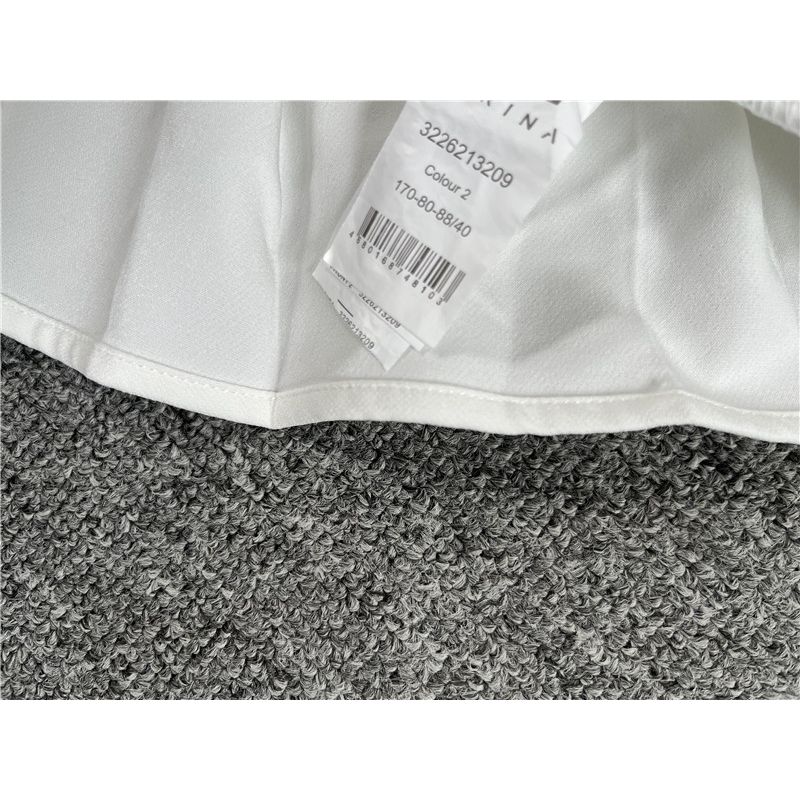 Export Export Original Order Leftover Stock Woven Chiffon Micro Elastic Pleated High Waist Women's Summer Skirt Short Skirt a Swing