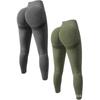Peach High-Waist Hip-Lifting Yoga Pants - Women's Seamless Elastic Running Tights