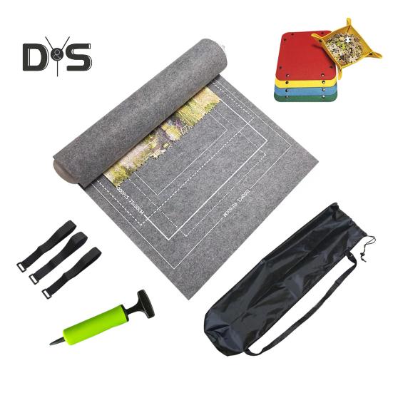 

Коврик-рулон для пазлов Большая вместимость Складная конструкция Износостойкий коврик-пазл Saver с набором фиксирующих ремней серый