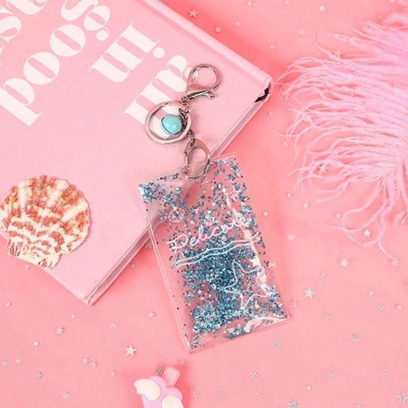 Fresh Protective Cover Student Rice Card Access Control Certificate Set Keychain