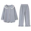 Coral Fleece Pajamas Women'S Autumn And Winter Fleece Thickened Flannel Cute Winter Loungewear Set