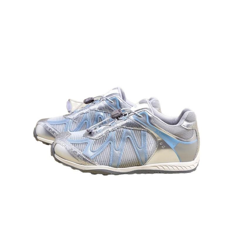 Leather Retro Casual Sports Shoes Women's 2025 Spring and Summer New Thick-soled Heightening Lace-up Versatile Trend Fly-woven Shoes