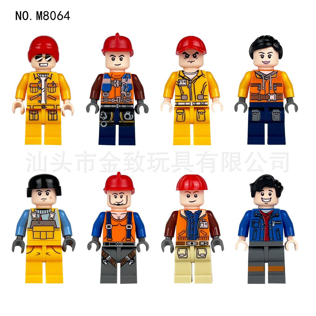 480 City Professional Police Special Police Building Block Small Particles Assembled Children'S Toys