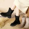 New Winter Fur Snow Boots Fleece-Lined Casual Women's Short Boots