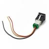 1Pc Car Red LED DRL Light Bar Radar Power On Off Front Camera Music Switch Button For VW Golf 6 Golf V Jetta MK5 Caddy Scirocco Switches4