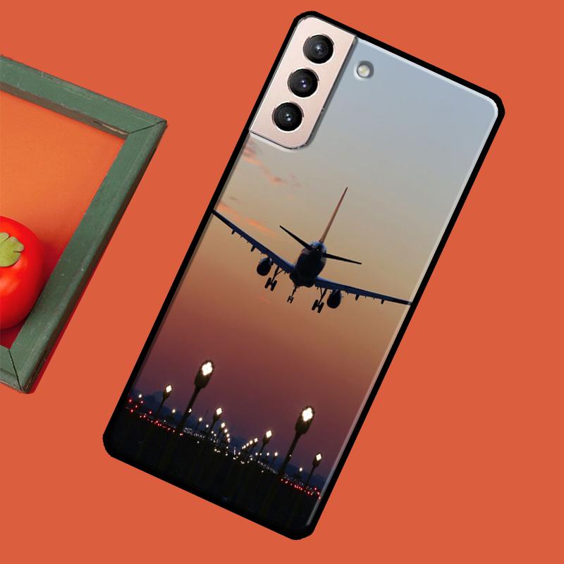 airplane Travel Flying Case For Samsung Galaxy S23 S22 Ultra S20 FE S21 Ultra Note 20 S8 S9 S10 Note 10 Plus Coque