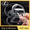 2026 Hot Interior Stickers ABS Car Steering Wheel Center Emblem Sticker Accessories For NX IS 250 RX GS UX RX300 RX350 CT2