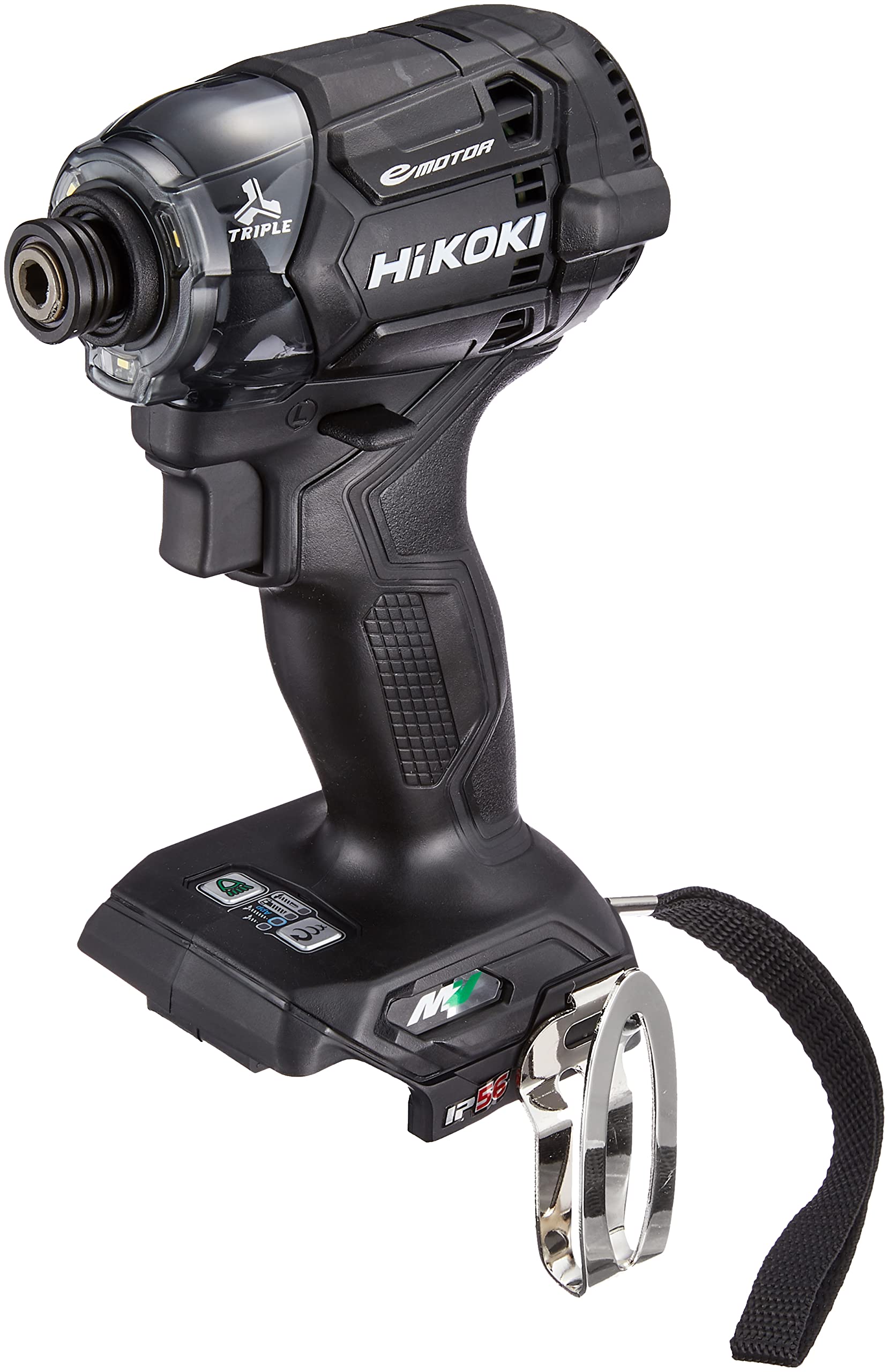 

HiKOKI 36V Impact Strong Compact and lightweight reduced bit and improved trigger and case sold WH36DC(NNB) Driver, Black. design, wobble, feel.