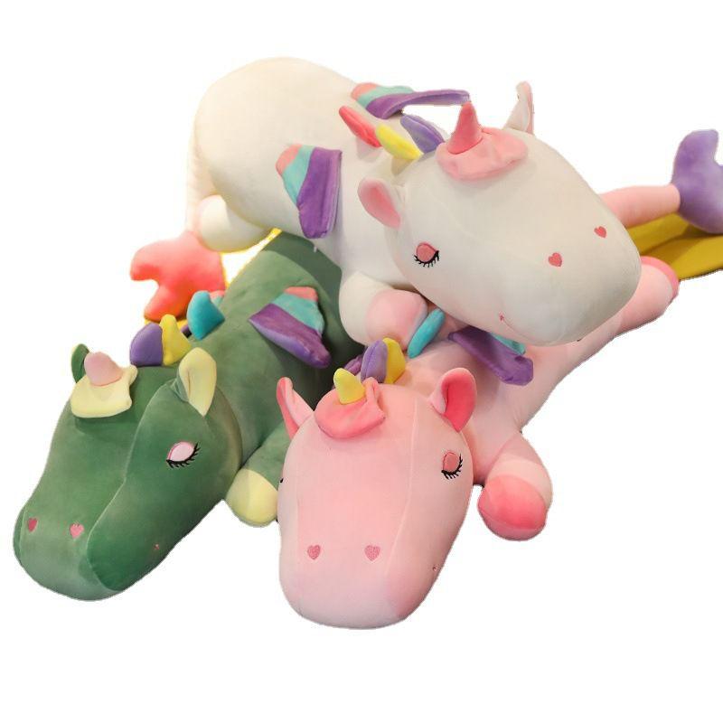 Super Soft Long Plush Unicorn Pillow Perfect Toy Gift For Christmas Birthdays