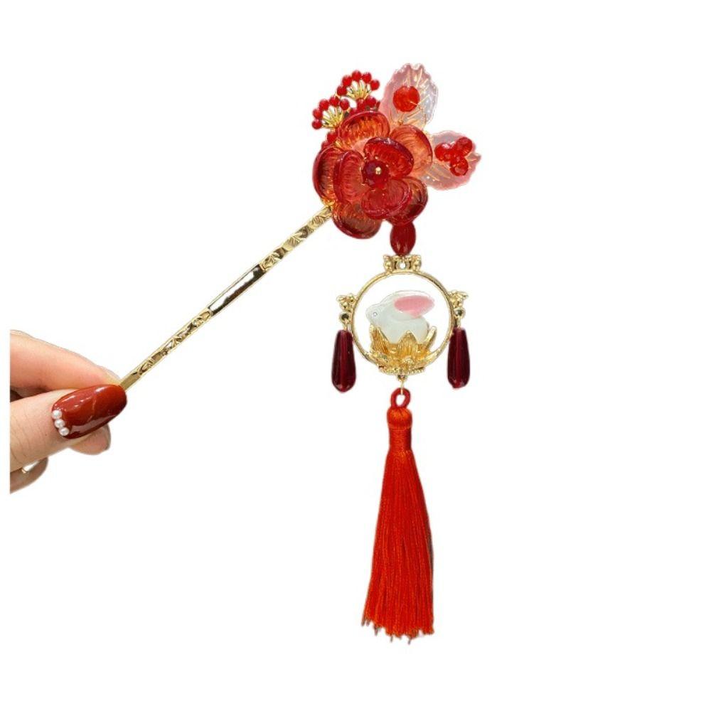 Classic Chinese Headwear Vintage Hanfu Hairpin Hair Ornaments Pendant Hair Stick Women