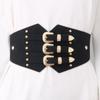 Side Dress Decoration Metal Buckle Waist Belts Women Waistband Coat Decoration Korean Waist Strap