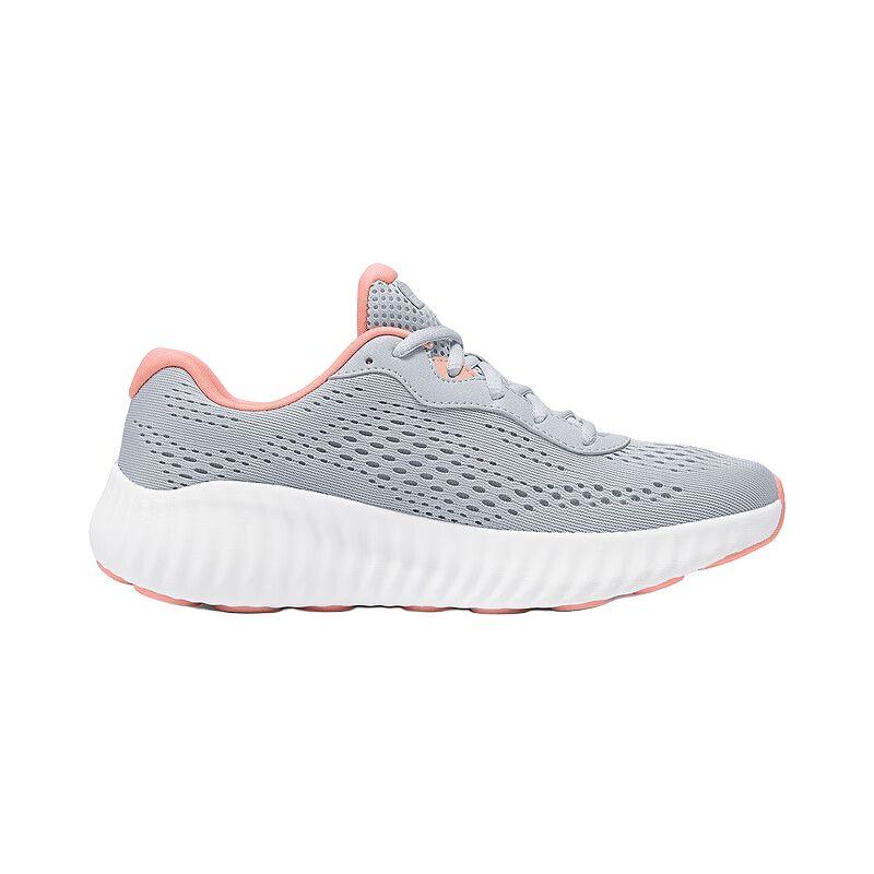 Skechers Go Run Now Soft Comfortable Mesh Cushioning Rebound Low Top Casual Running Shoes Women Sneaker Light-Gray 129365-LTGY