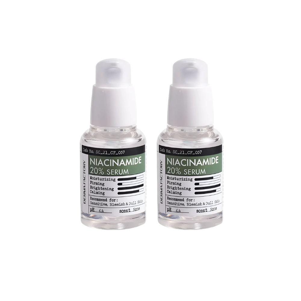 DERMAFACTORY Niacinamide 20% Serum 30ml High Strength Pore Control Sebum Oil Balance Brightening