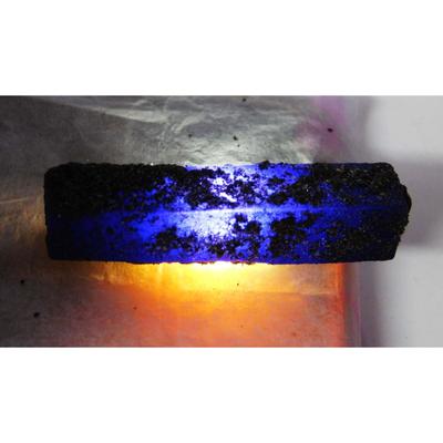 Natural Blue Sapphire Loose Gemstone 69.23 Ct Rough Uncut September Birthstone for Gem Collections