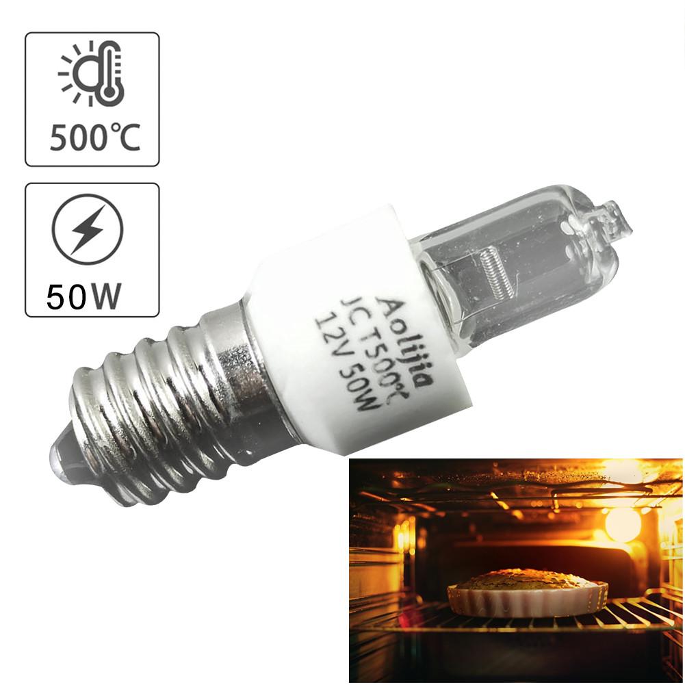 40W/50W E14 Oven Light Bulb 110V/220V Halogen Oven Lamp High Temperature 500℃ Resistant Safe Dryer Microwave Light Bulb