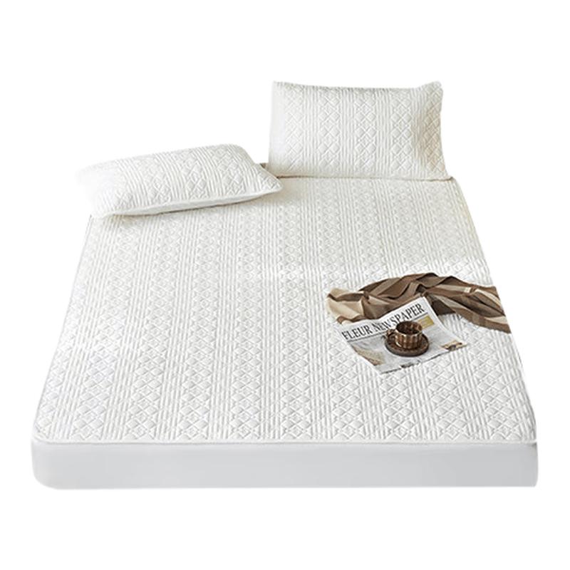 La Torretta All-Cotton Quilted Antibacterial Soybean Mattress Protector 180cm*200cm