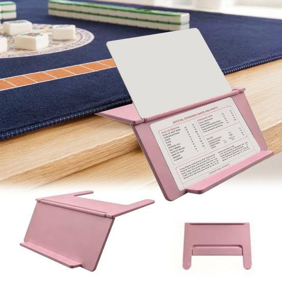 Mahjong Card Holder for Table, Collapsible Mahjong Card Angled Stand for American Mahjong Players, Mahjong Table Accessories